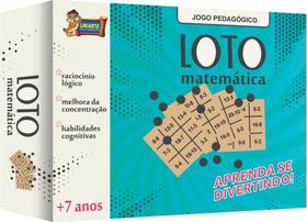 Jogo pedagógico loto matemática - decortoys - URIARTE