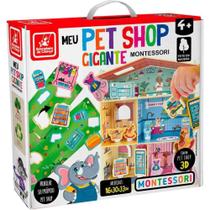 Jogo Pedagógico Meu Pet shop Gigante Montessori - Brincadeira de Criança