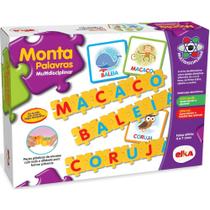 Jogo Pedagógico Monta Palavras Multidiciplinar - Elka Jogo Pedagógico Monta Palavras Multidiciplinar - Elka