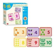 Jogo Pedagógico Numeros 1 A 10 Brinquedo Educativo Didático