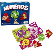 Jogo Pedagogico Números 30 Peças Brincar De Aprender