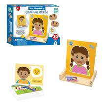 Jogo Pedagógico Quadro das Emoções Magnético Jogo Pedagógico Quadro das Emoções Magnético