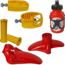 Jogo Pedal Aro 12 Com Para Lamas Garrafinha Bikes Nathor