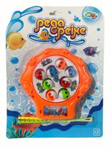 Jogo Pega Peixe Com Varinha Pescaria Infantil Laranja - Wellkids WBU2876 Jogo Pega Peixe Com Varinha Pescaria Infantil Laranja - Wellkids WBU2876