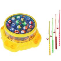 Jogo Pega Peixe Giratorio Amarelo ART BRINK ZB615