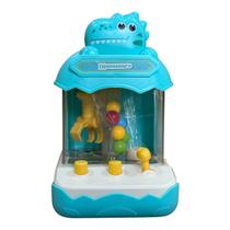 Jogo Pega Prêmio Dinossauro Azul - Polibrinq