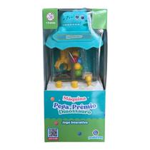 Jogo Pega Prêmio Dinossauro Azul - Polibrinq