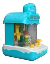 Jogo Pega Prêmio Mini Maquina Dinossauro Azul- Polibrinq