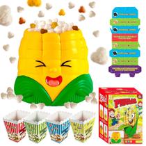 Jogo Pegue As Pipocas Divertido Com Pipoqueira E Dados Para Família E Amigos - Bee Toys Jogo Pegue As Pipocas Divertido Com Pipoqueira E Dados Para Família E Amigos - Bee Toys