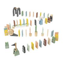 Jogo Percurso dos Dominós 100 peças Sweet Cocoon Janod Jogo Percurso dos Dominós 100 peças Sweet Cocoon Janod