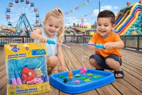 Jogo Pesca Brinquedo Magnética Peixinhos Jogo Pesca Brinquedo Magnética Peixinhos