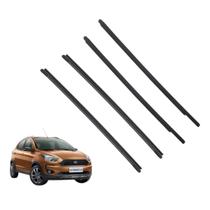 Jogo Pestana Interna + Externa Porta Traseira Ford Ka -15/21-E3B5A25860 A25861 A25604 A25605