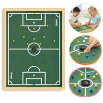 Jogo peteleco dedobol campo de futebol mesa 30x40 tabuleiro