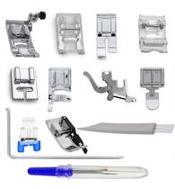 Jogo Pézinho Maq Costura Caseira Singer Elgin Janome Brother