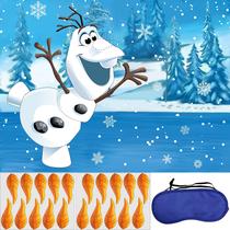 Jogo Pin The Nose on The Snowman HRENCY Olaf para crianças Jogo Pin The Nose on The Snowman HRENCY Olaf para crianças