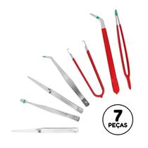 Jogo Pinça Grande 7 Peças Costura Eletrônica Western