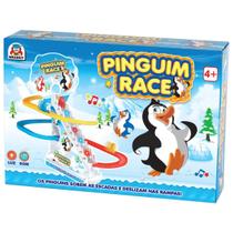 Jogo Pinguim Race Com Luz E Som A Pilha Braskit