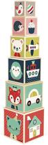 Jogo Pirâmide de 6 Blocos Baby Forest Jogo Pirâmide de 6 Blocos Baby Forest