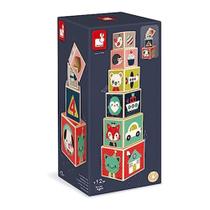 Jogo pirâmide de 6 blocos baby forest Janod