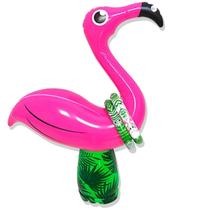 jogo piscina inflável flamingo de argolas infantil bel