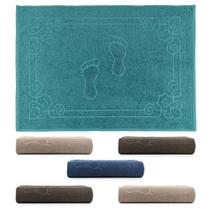 Jogo Piso 6 Toalhas Para Vaso ou Pia Algodão Kit Dia a Dia