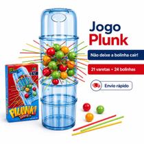 Jogo Plunk Cai Bolinhas Tira Varetas 21 Palitos 24 Bolinhas Infantil Família Coordenação 3+ Jogo Plunk Cai Bolinhas Tira Varetas 21 Palitos 24 Bolinhas Infantil Família Coordenação 3+