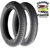 Jogo Pneu Yes125/ Gsr125/150 City Extra (S/ Câmara) Michelin