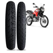 Jogo Pneus Moto 90/90-18 + 2.75-18 CG 125 150 160 Titan Fan