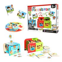 Jogo Pode e Não Pode Brinquedo Educativo - Brincadeira de Criança - 5 anos