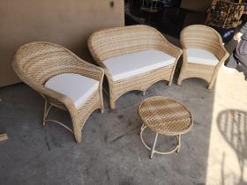 Jogo Poltronas e Sofá fibra sintética Area Externa Interna