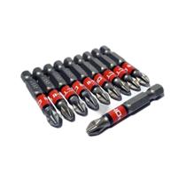 Jogo ponta bits ph2 50mm philips antiderrapante ctpohr 10 peças
