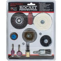 Jogo Pontas Montadas E Escovadas 10 Peças