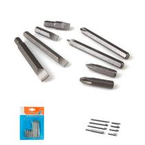 Jogo Ponteira Bits Phillips x Fenda Impacto 8 Peças Waft Jogo Ponteira Bits Phillips x Fenda Impacto 8 Peças Waft