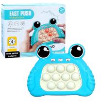 Jogo Pop It Eletrônico Console Anti Stress Caranguejo Azul