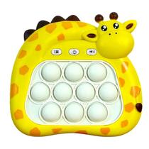 Jogo Pop It Eletrônico Console Anti Stress Girafinha Amarelo