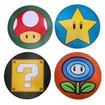 Jogo Porta Copo Bolacha Descanso Chopp Cerveja Super Mario Jogo Porta Copo Bolacha Descanso Chopp Cerveja Super Mario