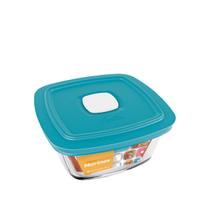 Jogo Pote Vidro Quadrado Facilita Vap C/ Tampa 500ml Marinex Jogo Pote Vidro Quadrado Facilita Vap C/ Tampa 500ml Marinex
