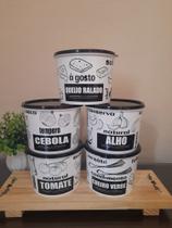 Jogo potes plásticos modelo guarda metades 500ml