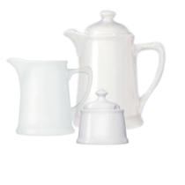 Jogo pra Cha Porcelana Branca Germer