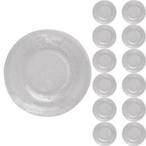 Jogo Prato Fundo Redondo Duralex 22cm Acqua Refeição 12Un Jogo Prato Fundo Redondo Duralex 22cm Acqua Refeição 12Un