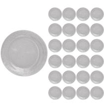 Jogo Prato Fundo Redondo Duralex 22cm Acqua Refeição 24Un