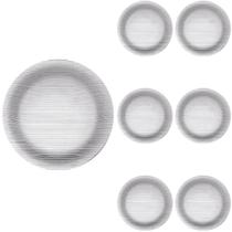 Jogo Prato Fundo Redondo Duralex 22cm Diamante Refeição 6 Un