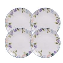 Jogo Pratos De Sobremesa Kit 4 Peças Porcelana 19cm Aura Tramontina Jogo Pratos De Sobremesa Kit 4 Peças Porcelana 19cm Aura Tramontina