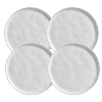 Jogo Pratos Fundo Bio New White 22Cm 830Ml 4 Peças Cerâmica