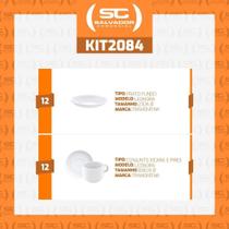 Jogo Pratos Fundos e Xícaras Porcelana Tramontina 24 Peças