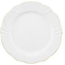 Jogo Pratos para Sobremesa 23cm 6un Soleil Vitória Fio Dourado Oxford