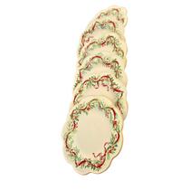 Jogo pratos rasos - natal - festão - luxo