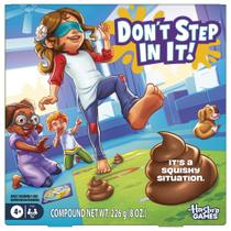 Jogo pré-escolar Hasbro Don't Step in It! Festa de cocô de 4 anos ou mais
