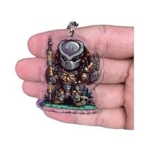 Jogo Predator Xenomorph Alien Cosplay Fantasias, Acrílico Chaveiro Acessórios, Prop