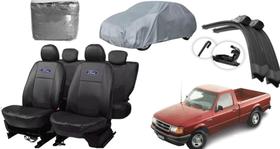 Jogo Premium de Capa de Couro Ranger 91-03 + Capa de Cobrir + Limpador de Parabrisa Jogo Premium de Capa de Couro Ranger 91-03 + Capa de Cobrir + Limpador de Parabrisa